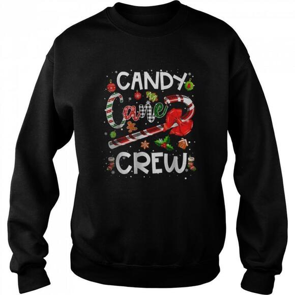 Travon A Other - Candy Cane Crews Christmas Candy Lover Holiday Gift Sweatshirt